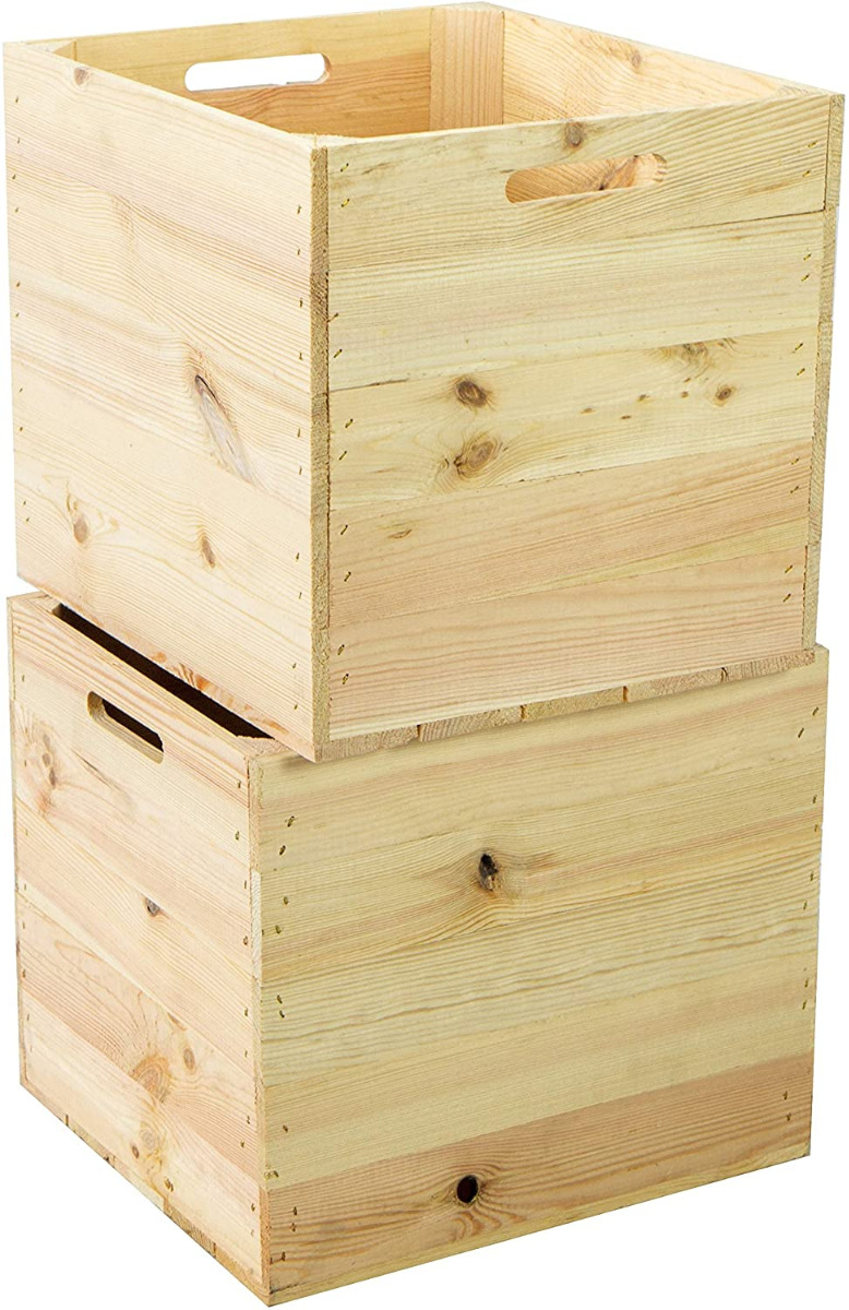 Pakket Confronteren half acht Bijpassende houten kistjes voor de IKEA Kallax kast - De Kisten Koning
