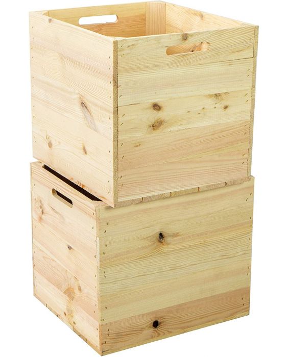 Pakket Confronteren half acht Bijpassende houten kistjes voor de IKEA Kallax kast - De Kisten Koning