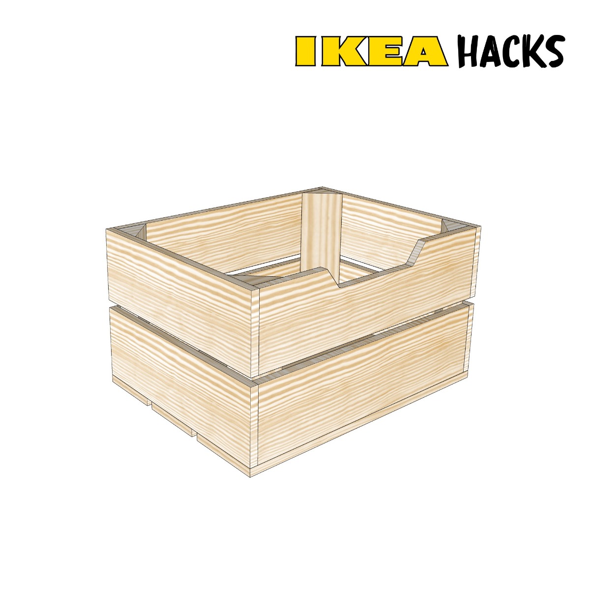 Avonturier Geschatte Confronteren Bijpassende houten kistjes voor de IKEA Kallax kast - De Kisten Koning